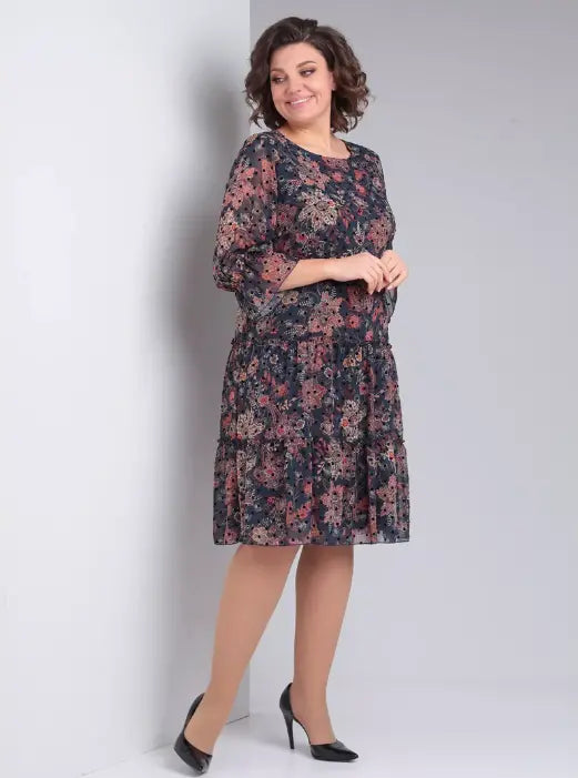 Elegant Floral Dress Timeless Style