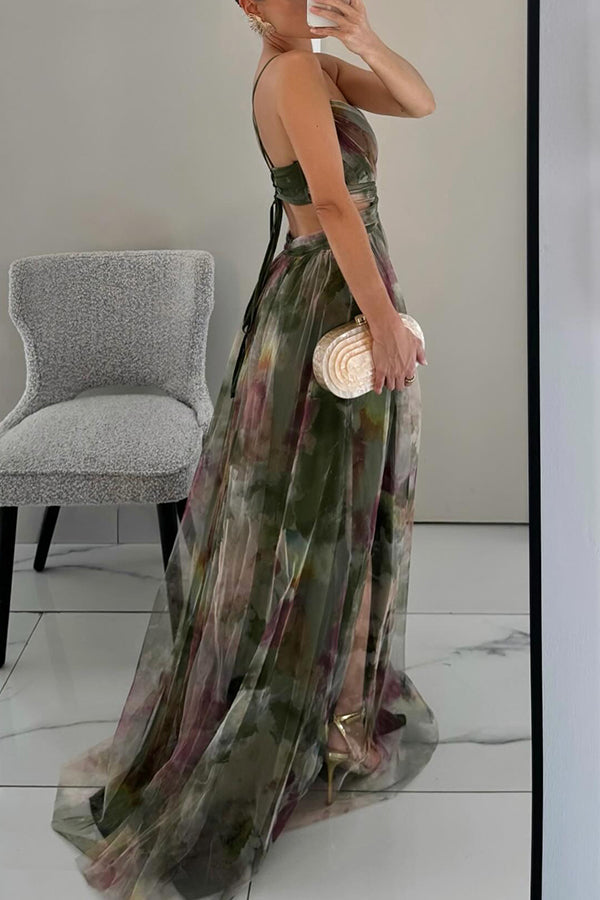 Flowing Romantic Evening Dress