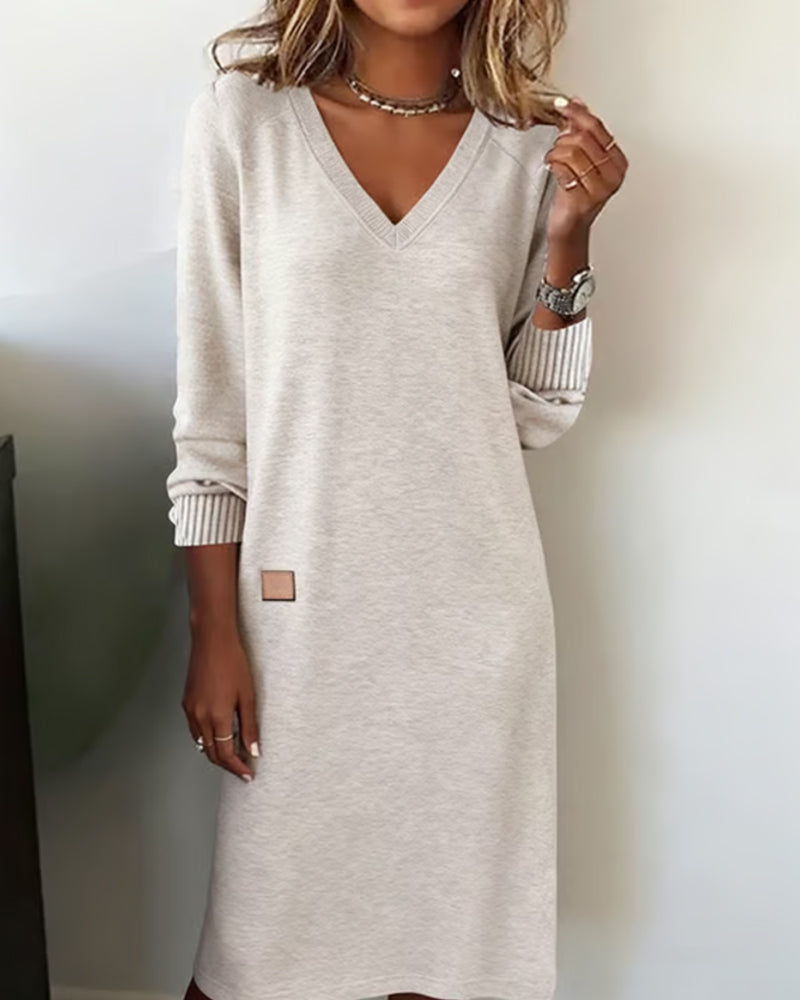 Warm Elegant Everyday Sweater Dress
