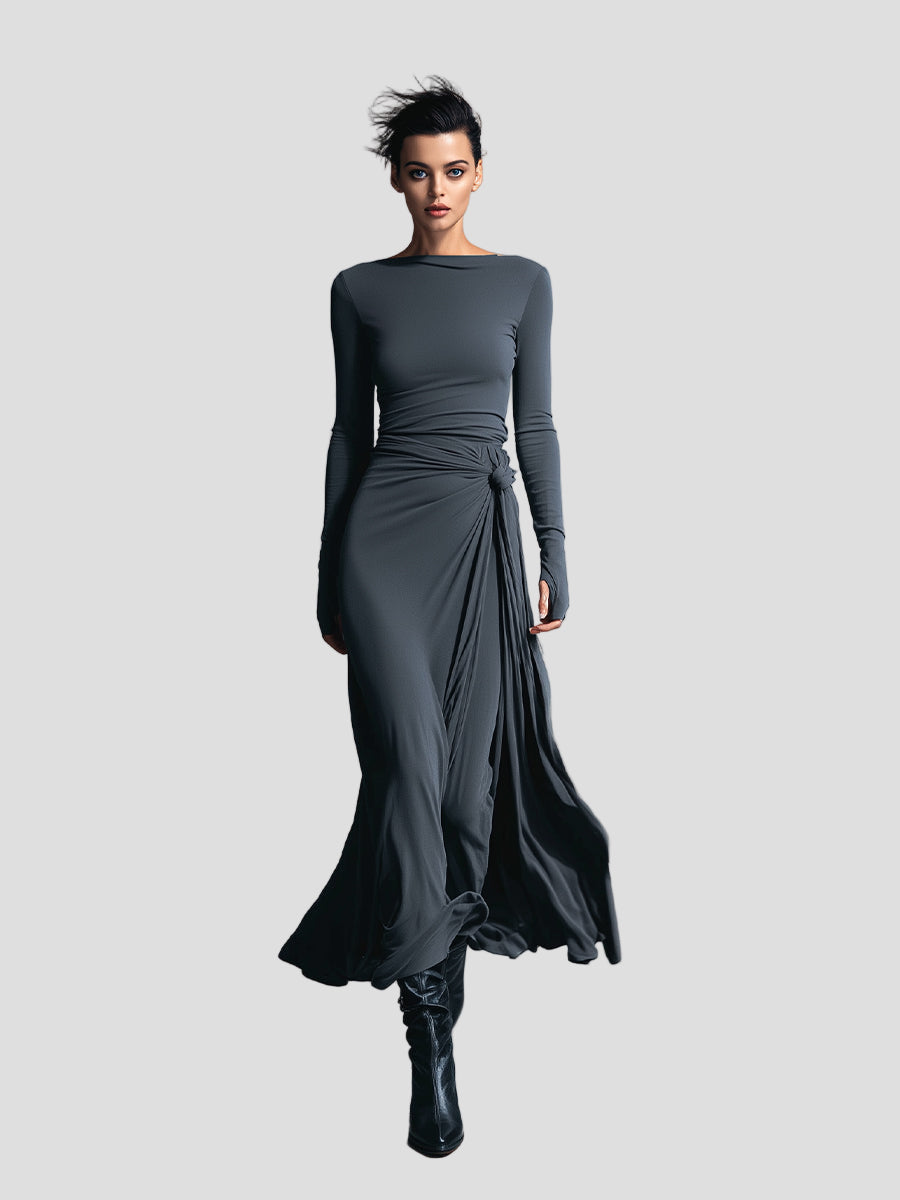 Flowy Dress Flattering Silhouette Elegance