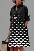 Elegant Midi Dress - Black