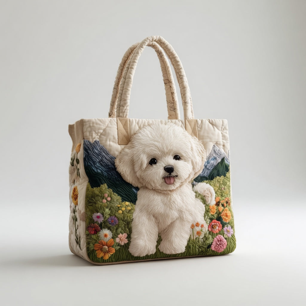 Artisan Tote Bag Enchanted Dog