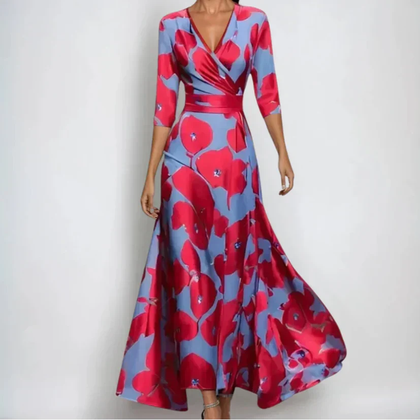 Comfortable Timeless Feminine Floral Dress