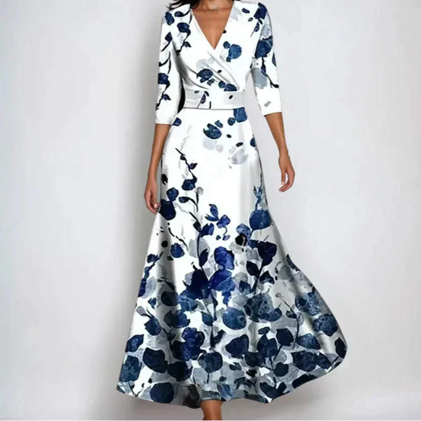 Comfortable Timeless Feminine Floral Dress