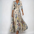 Comfortable Timeless Feminine Floral Dress