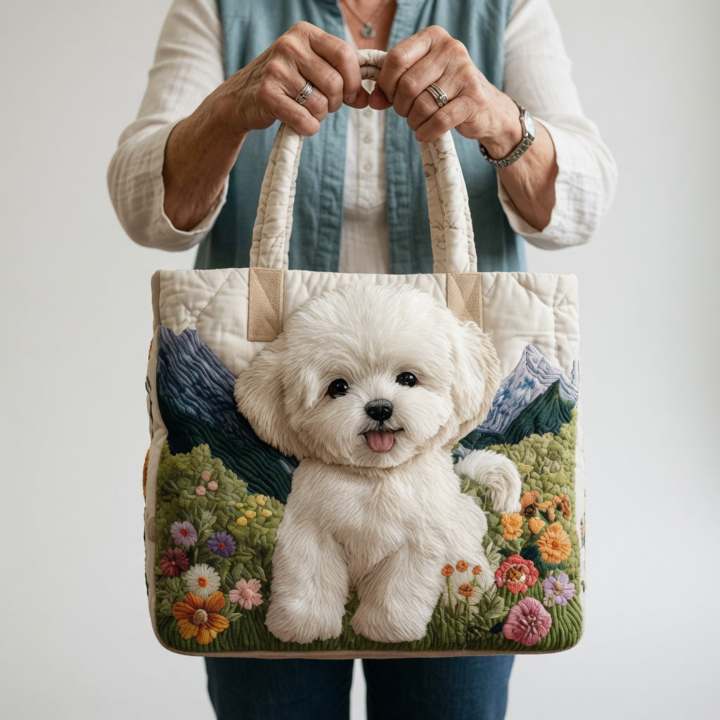 Artisan Tote Bag Enchanted Dog
