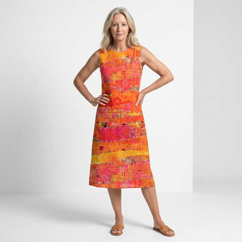 Casual Midi Dress - Leilani