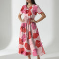 Elegant Floral Dress - Valentia