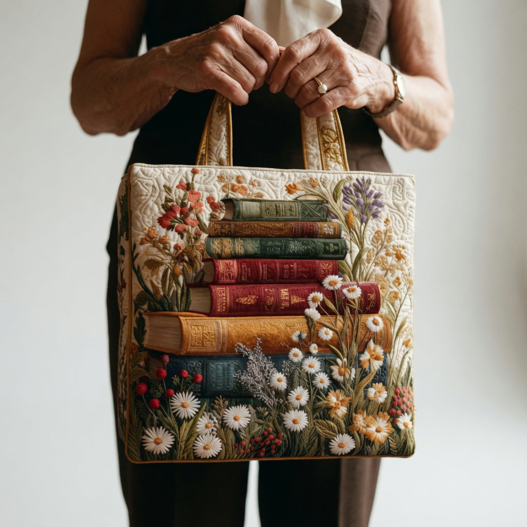Artisan Tote Bag Floral Pattern - Style 2