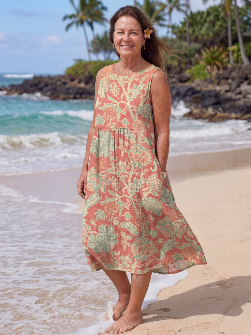 Botanical Midi Dress