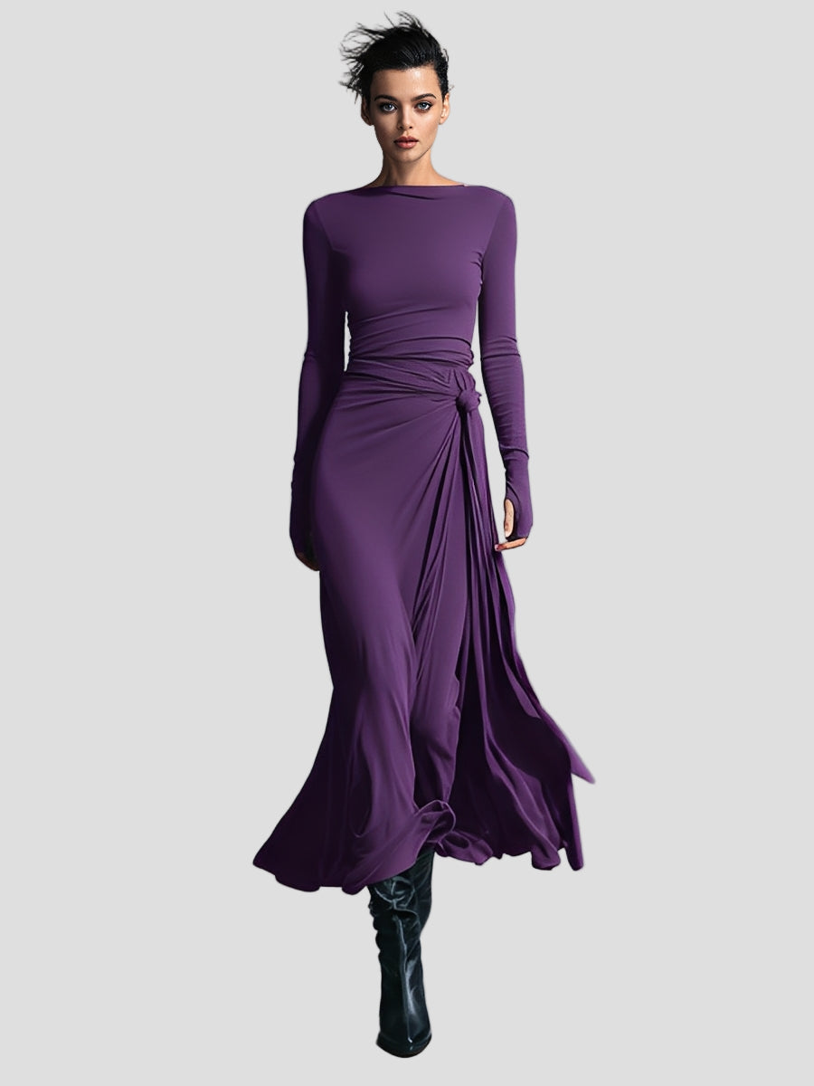 Flowy Dress Flattering Silhouette Elegance