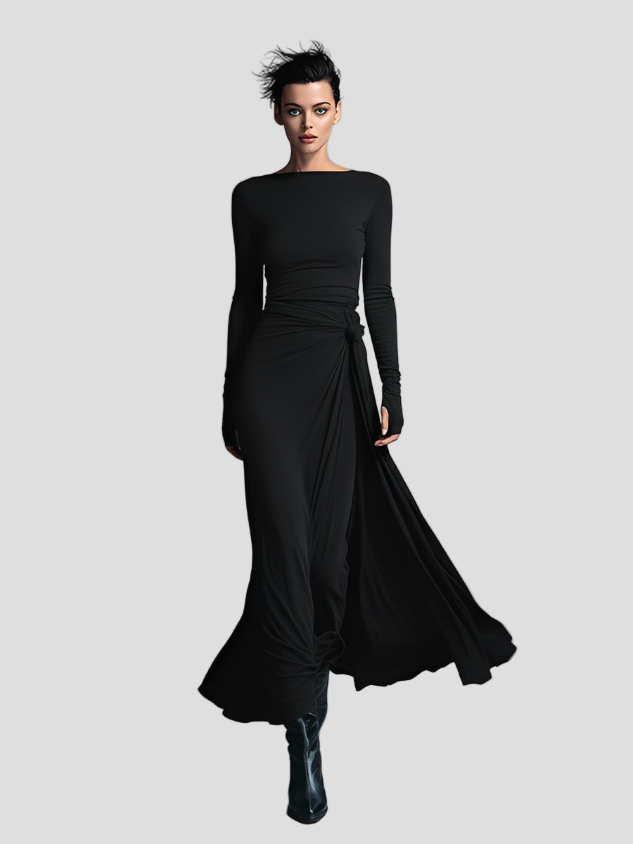 Flowy Dress Flattering Silhouette Elegance