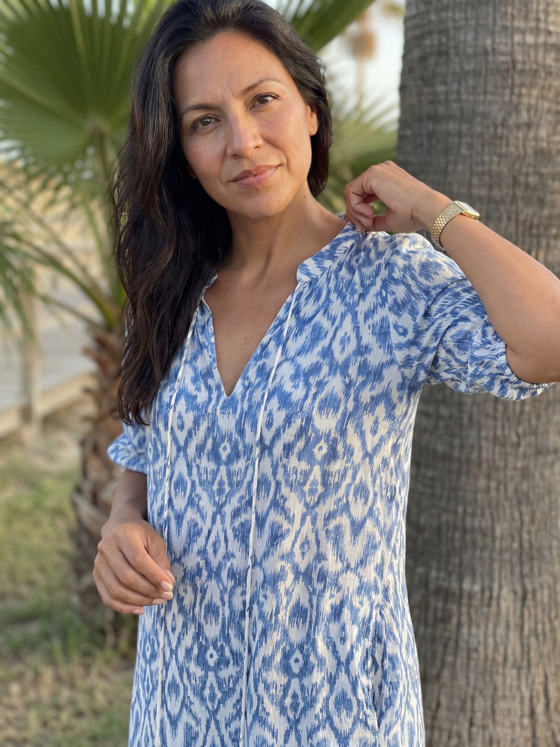 Geometric Midi Dress