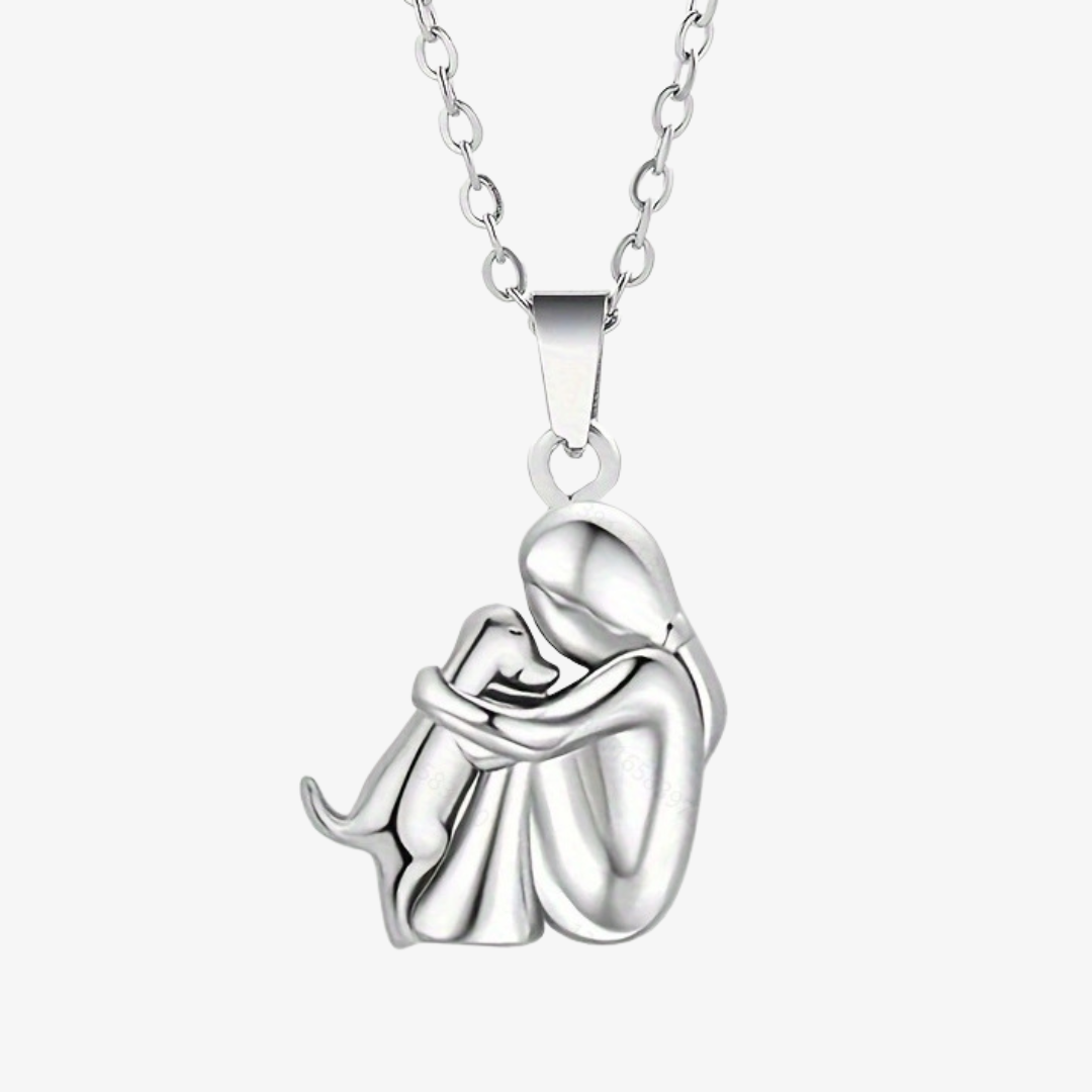 Necklace with Dog Shaped Pendant