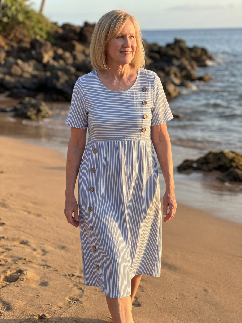Casual Midi Dress - Anela