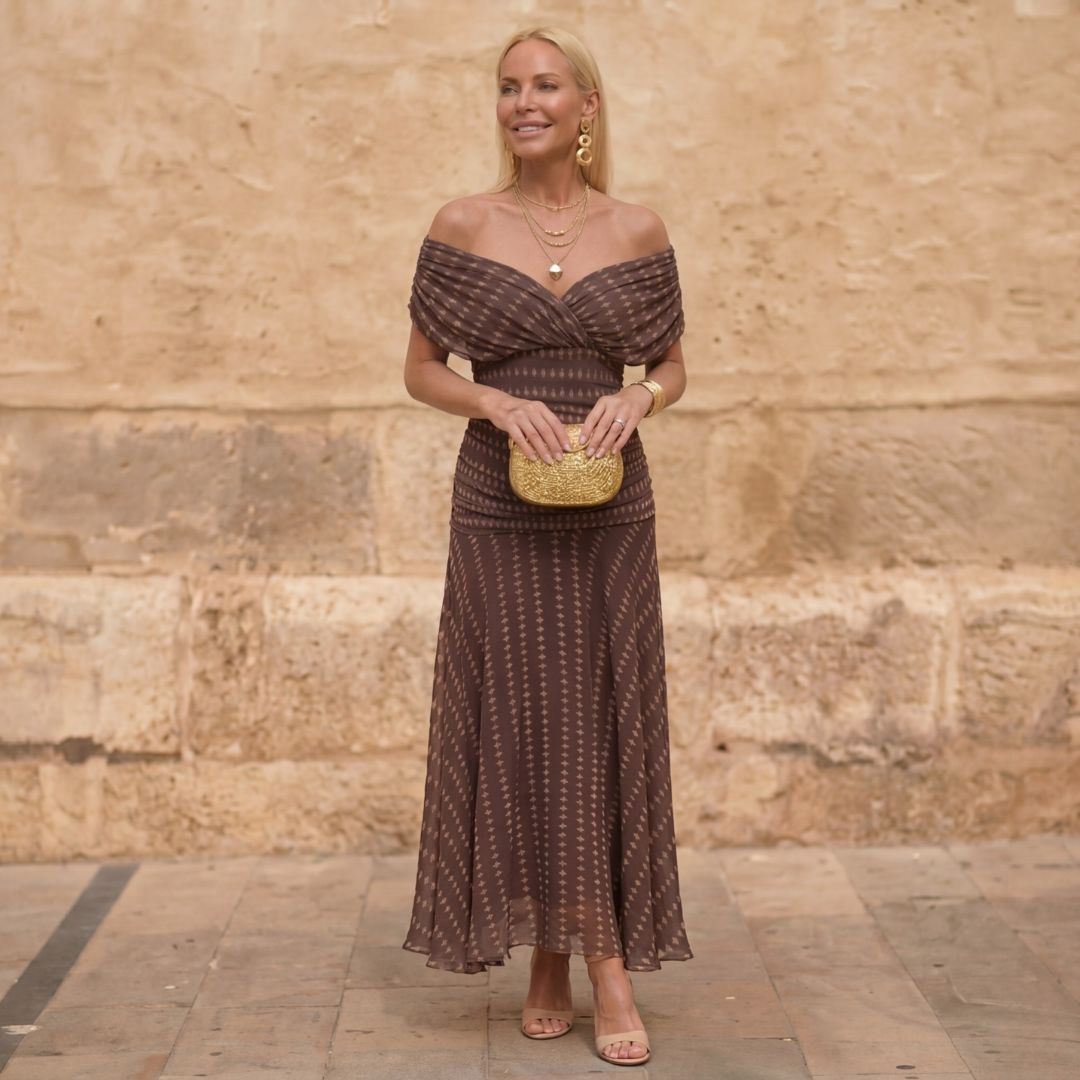 Flowy Geometric Dress