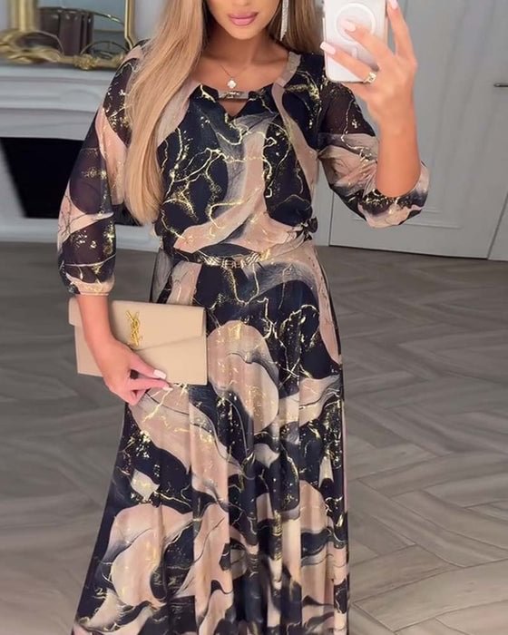 Flowy Dress That Flatters the Silhouette