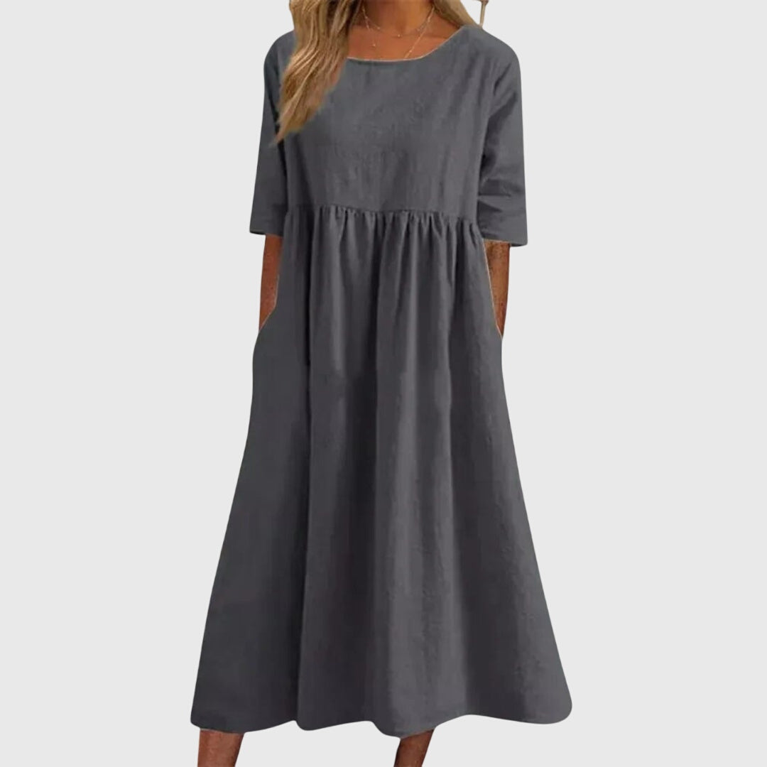 Flowy Short Sleeve Dress for Every Occasion