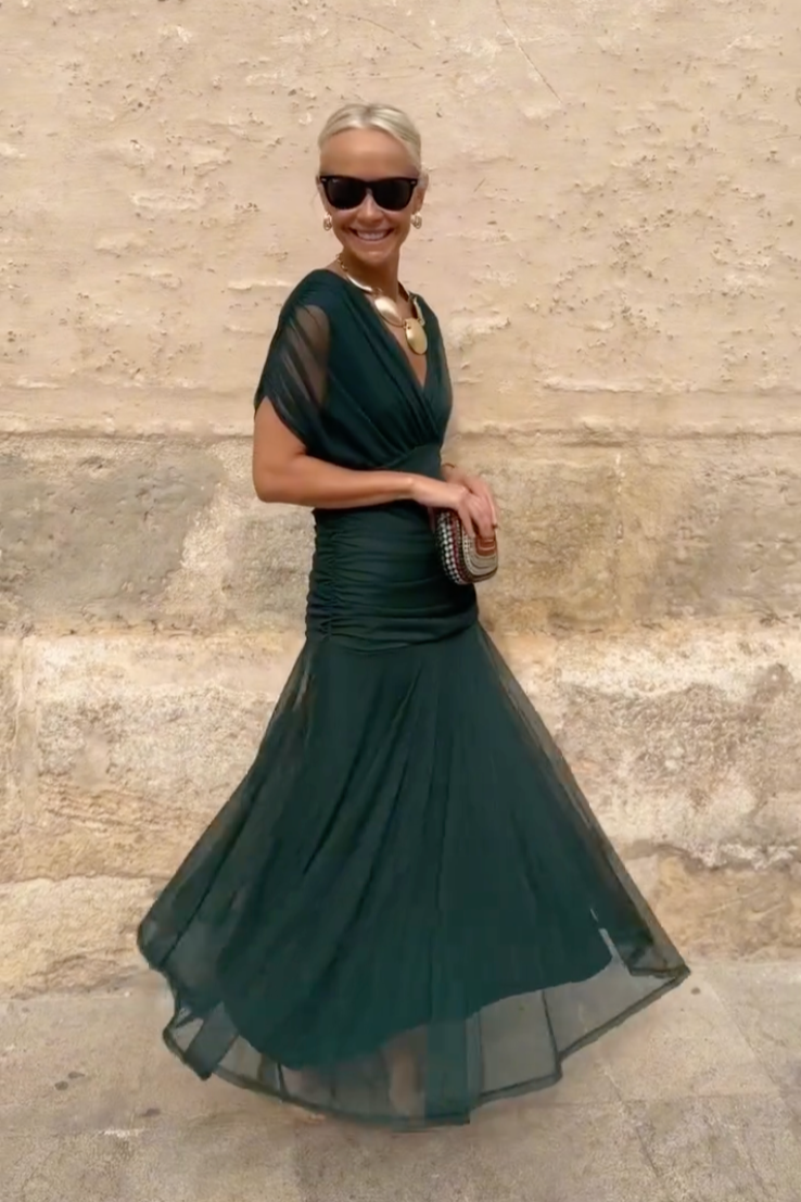 Elegant Silk Dress