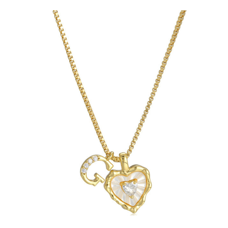 Personalized Initial Heart Necklace