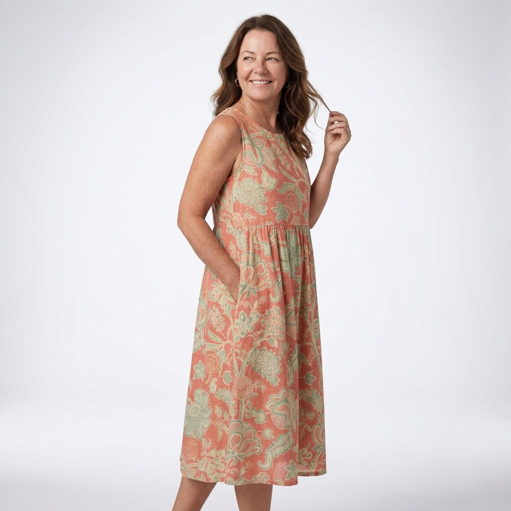 Botanical Midi Dress