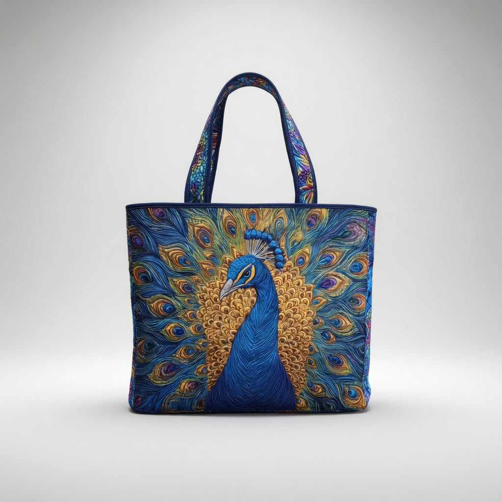 Artisan Tote Bag Royal Peacock
