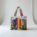 Artisan Tote Bag Floral Library