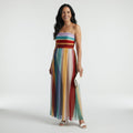 Lightweight Striped Maxi Dress