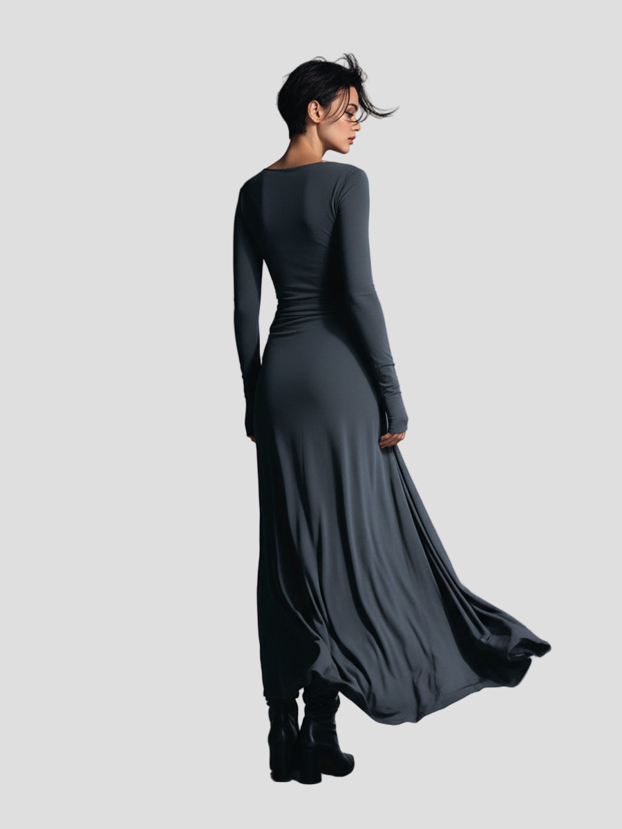 Flowy Dress Flattering Silhouette Elegance