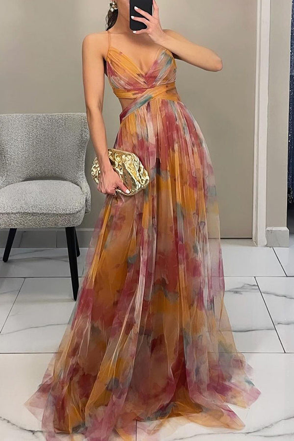 Flowing Romantic Evening Dress