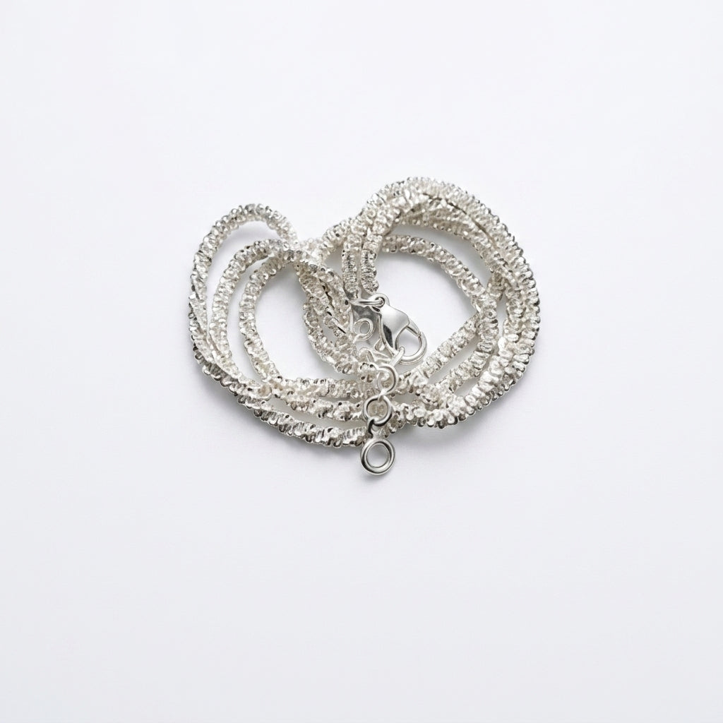 Gold and Silver Double Chain Anklet Minimalist Elegance