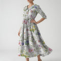 Floral Summer A Line Dress