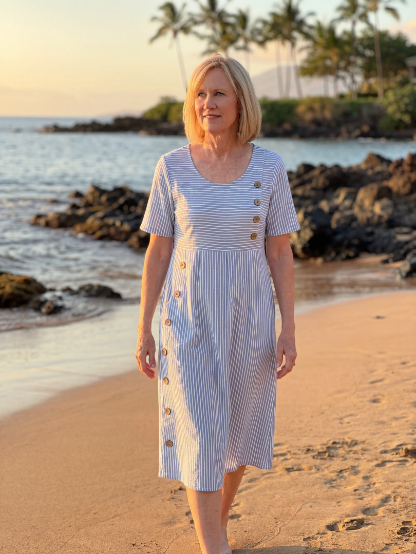 Casual Midi Dress - Anela