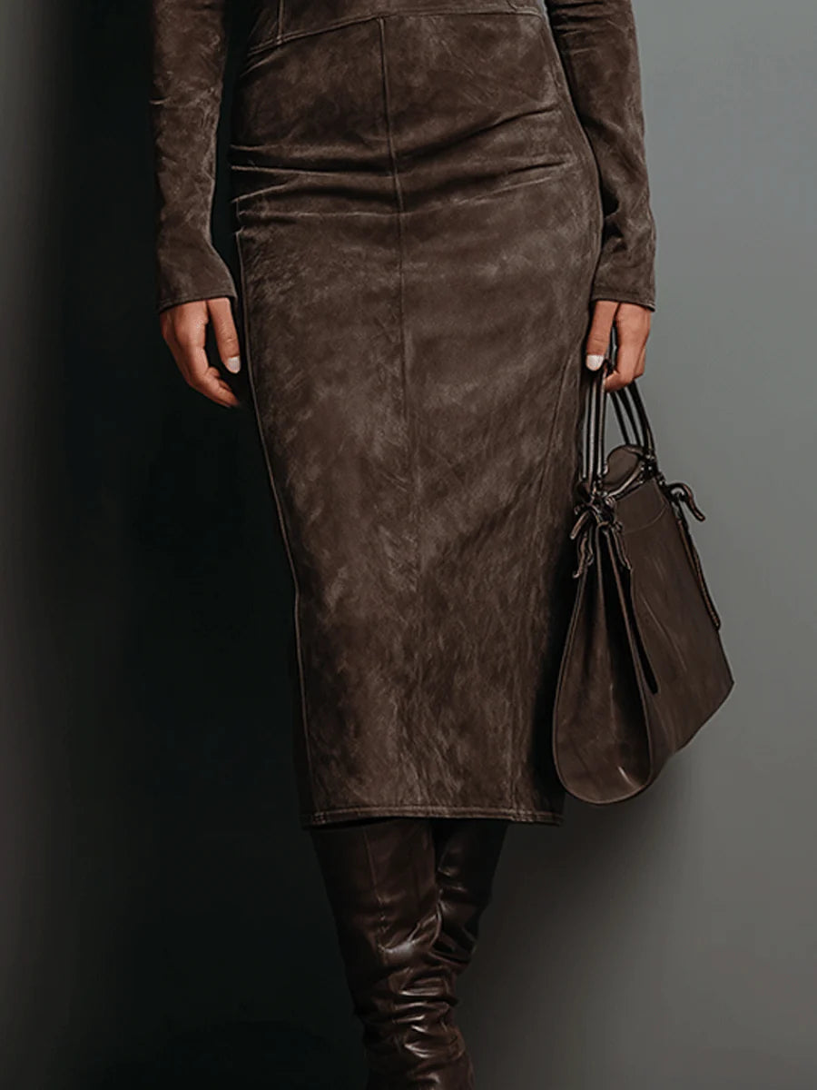 Modern Winter Midi Dress
