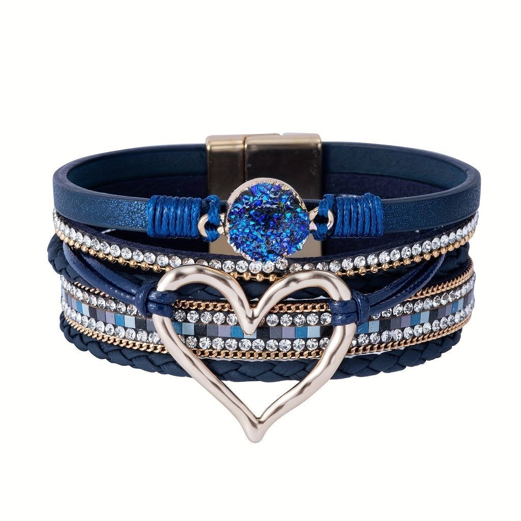Boho Multistrand Leather Bracelet