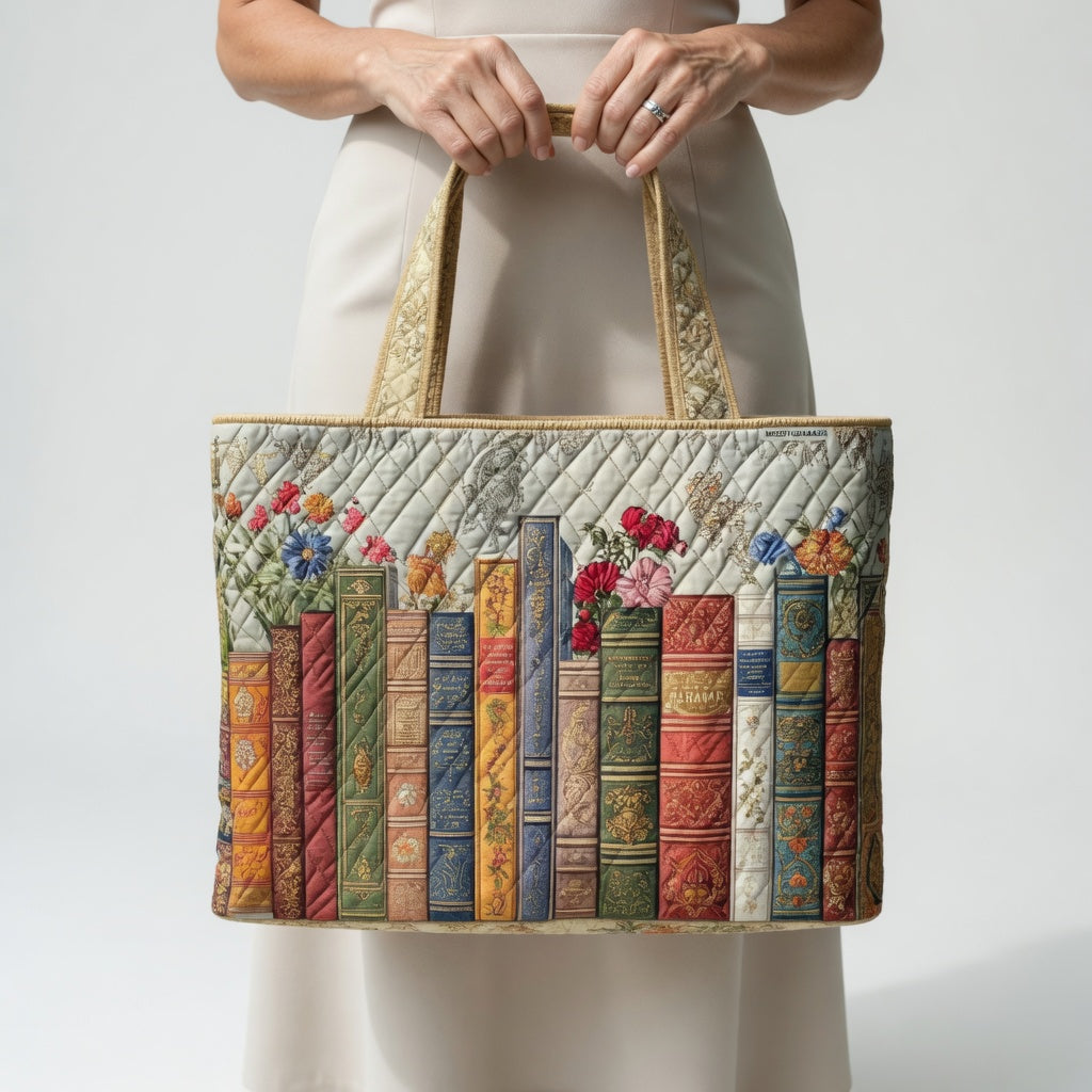 Artisan Tote Bag Enchanted Library