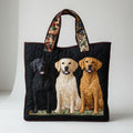 Artisan Tote Bag Three Labradors