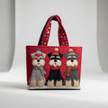 Artisan Tote Bag Schnauzer Trio