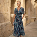 Elegant Blue Dress - Luna