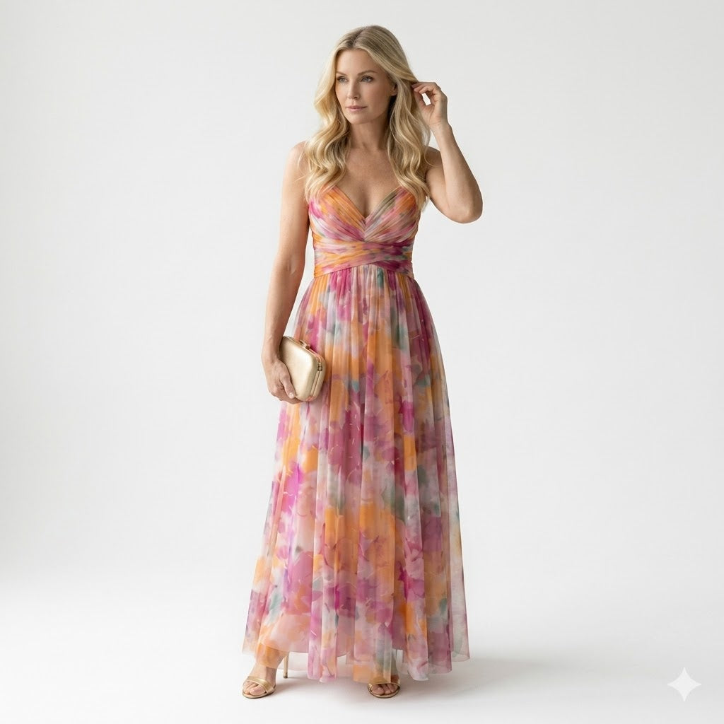 Soft Wrap Maxi Dress