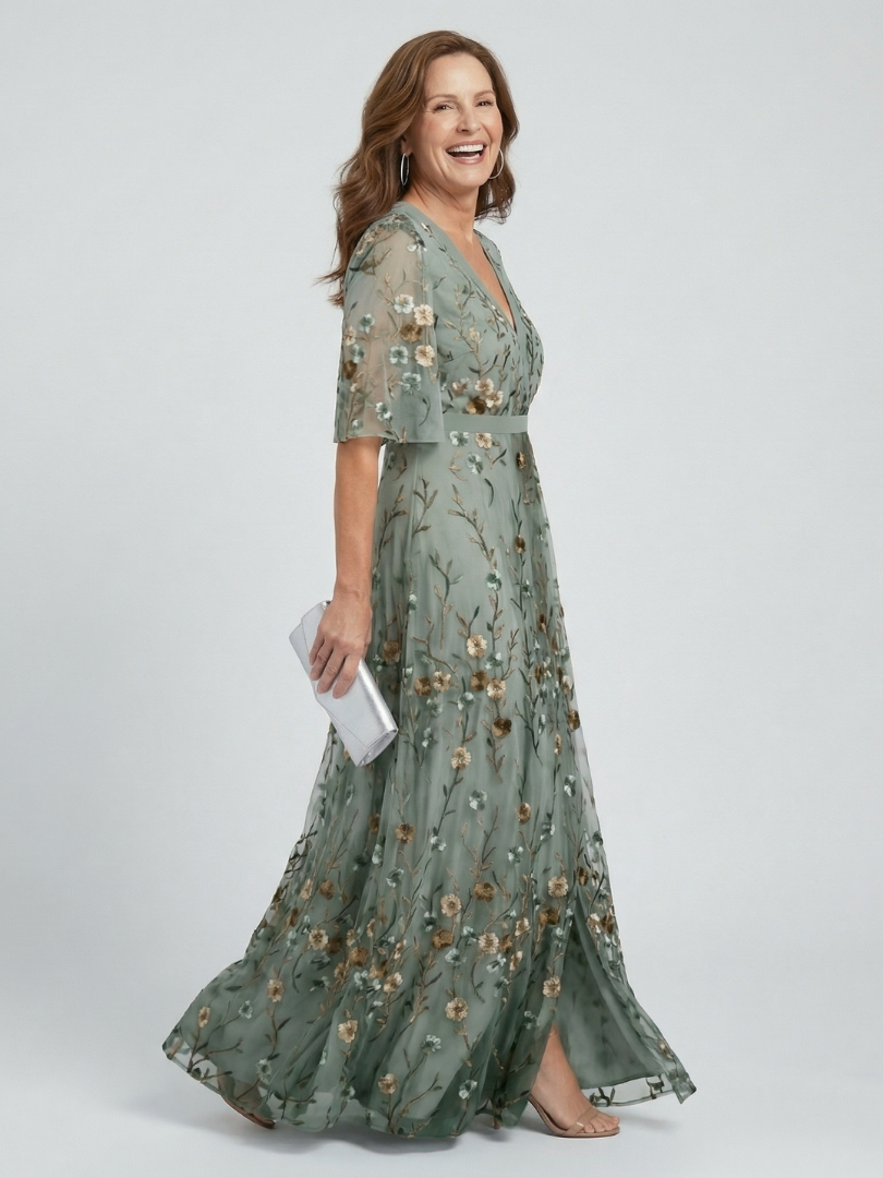 Bloom Flow Halter Maxi Dress