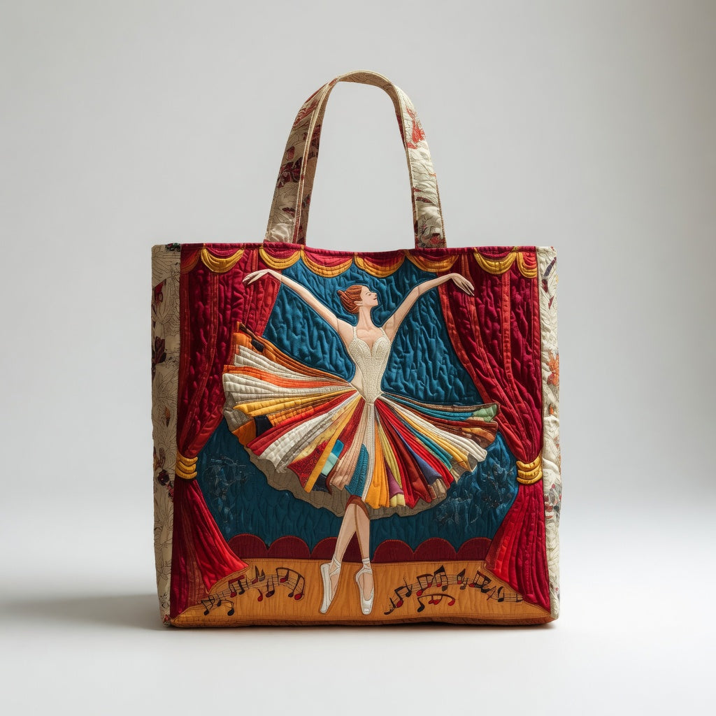 Artisan Tote Bag Elegant Ballerina