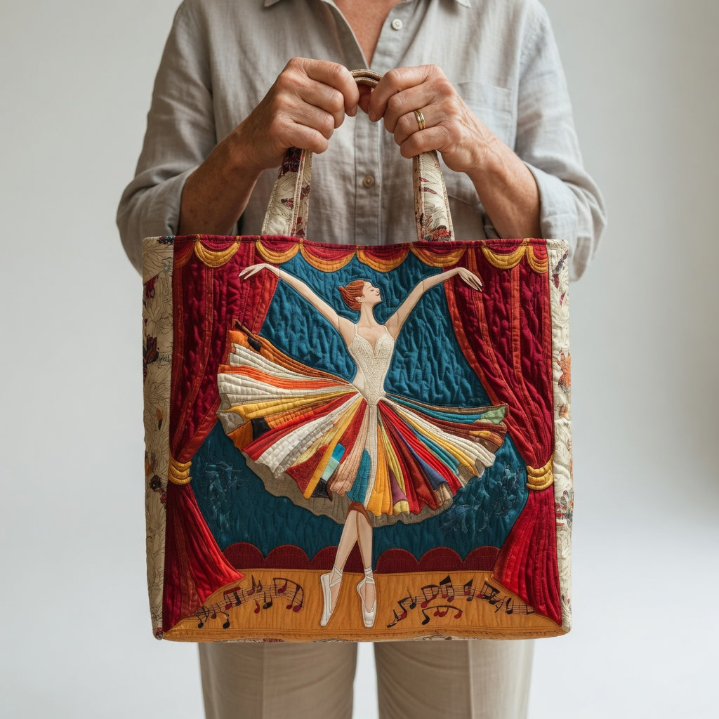 Artisan Tote Bag Elegant Ballerina