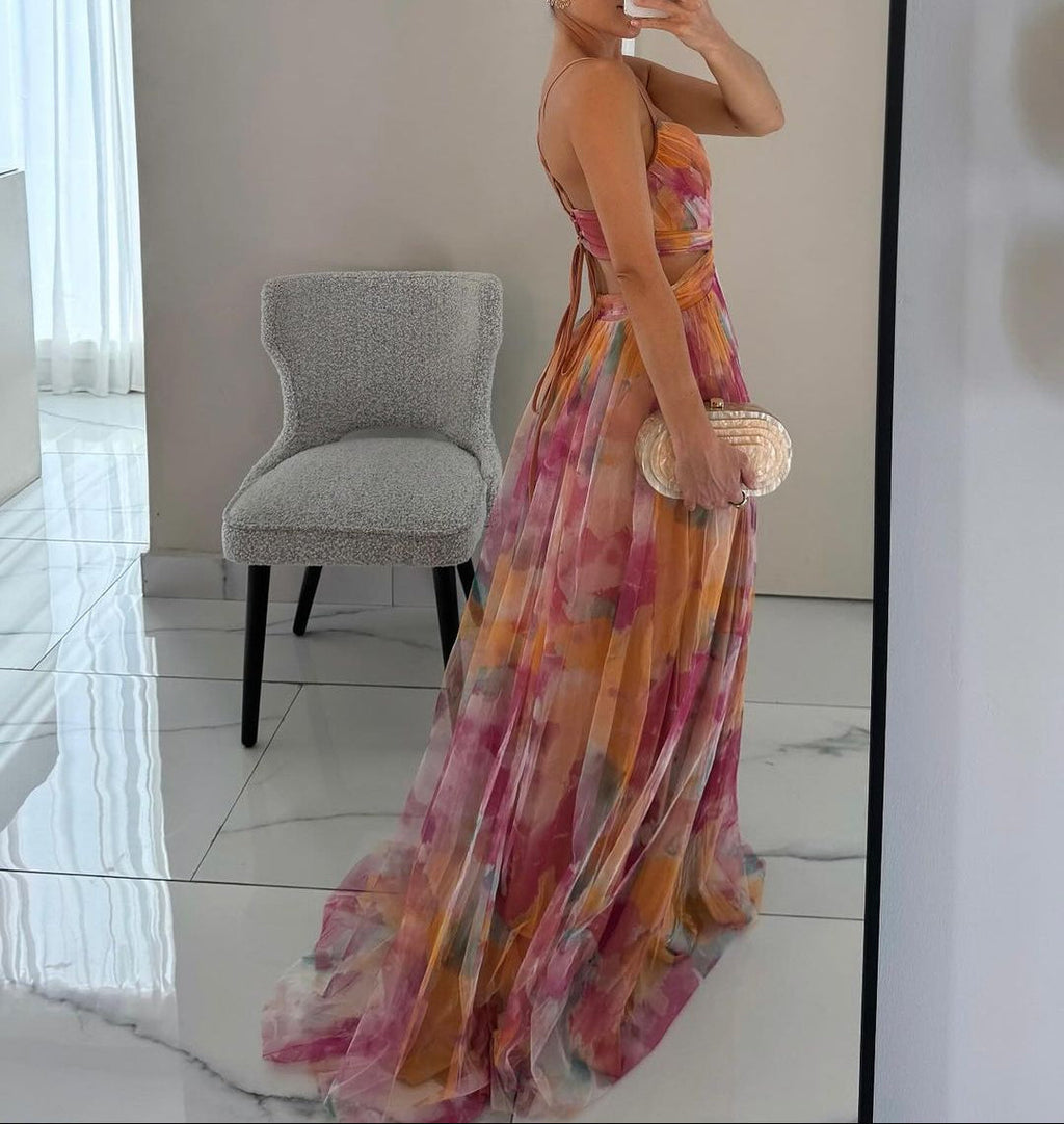 Flowing Romantic Evening Dress