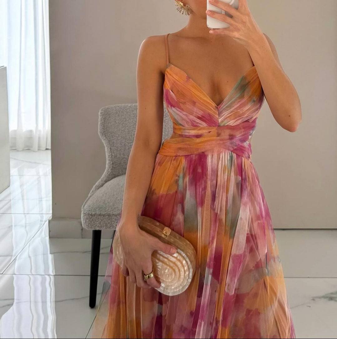 Flowing Romantic Evening Dress