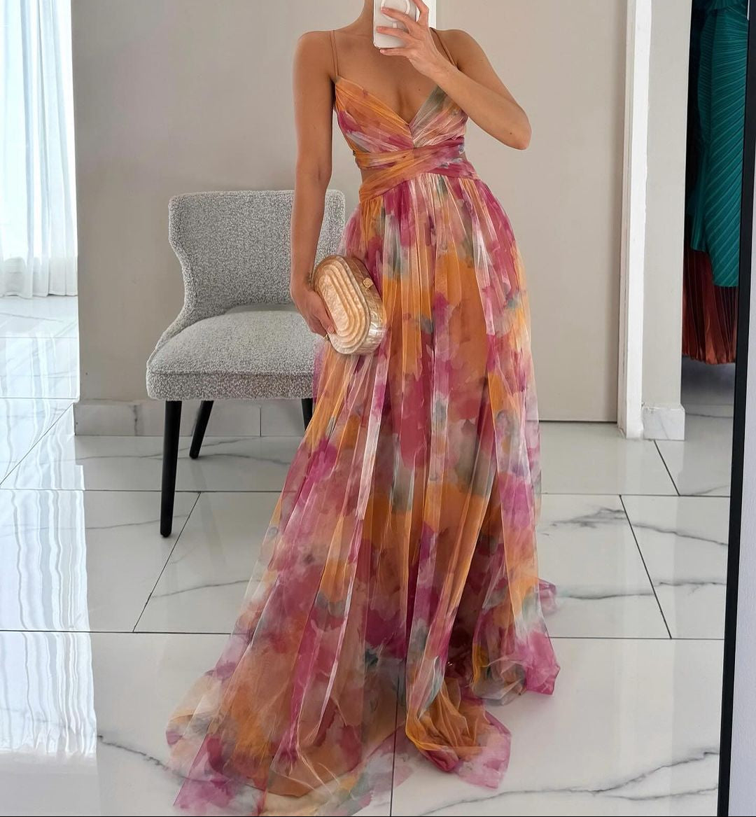 Flowing Romantic Evening Dress