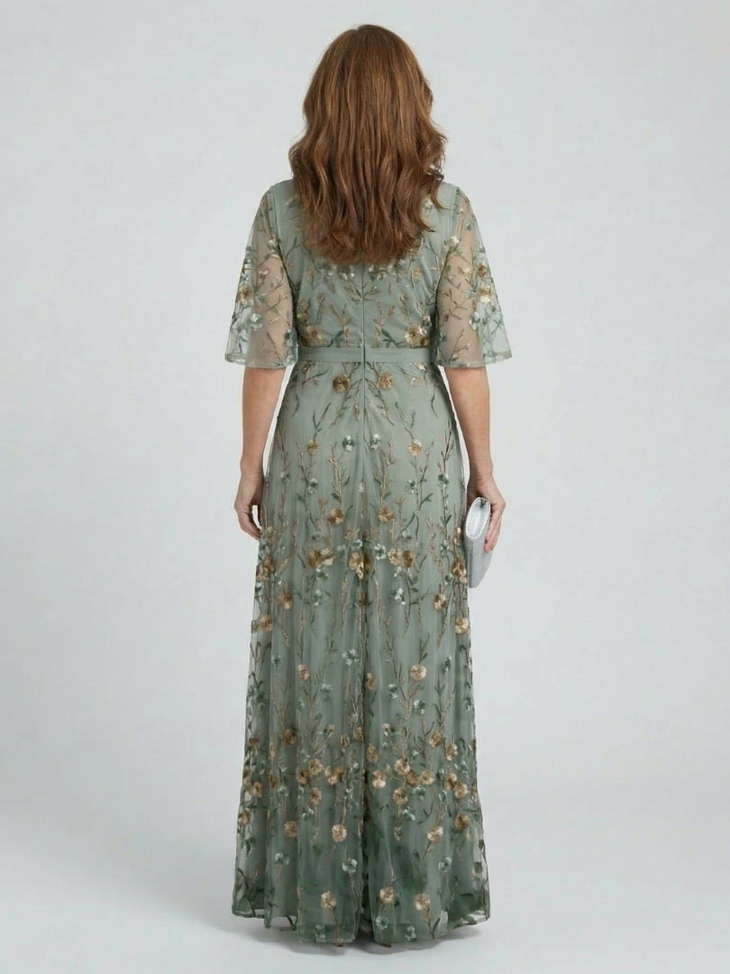 Bloom Flow Halter Maxi Dress