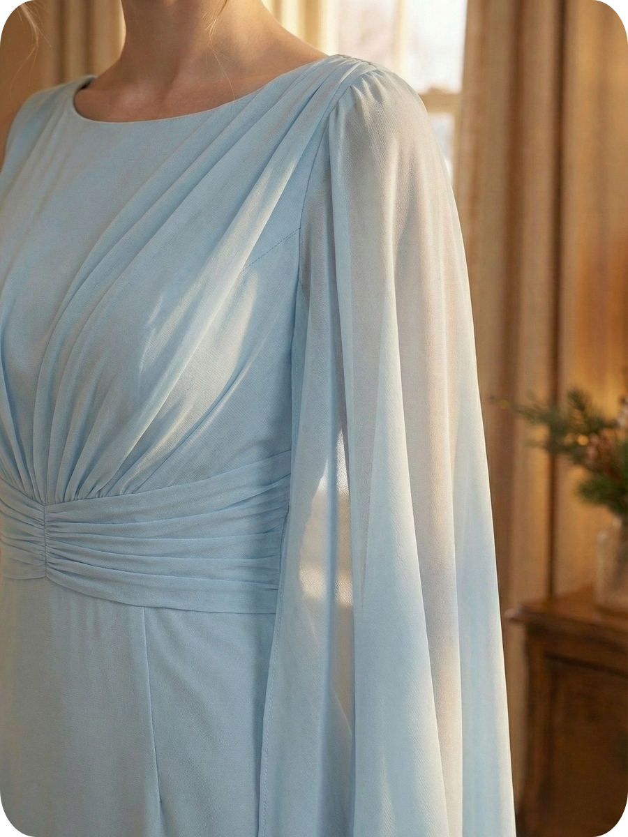 Flowy Maxi Dress with Refined Lines