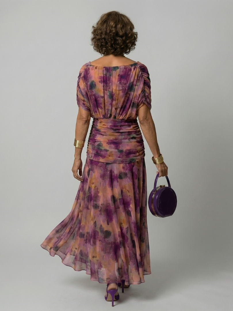Casual Off Shoulder Midi Dress
