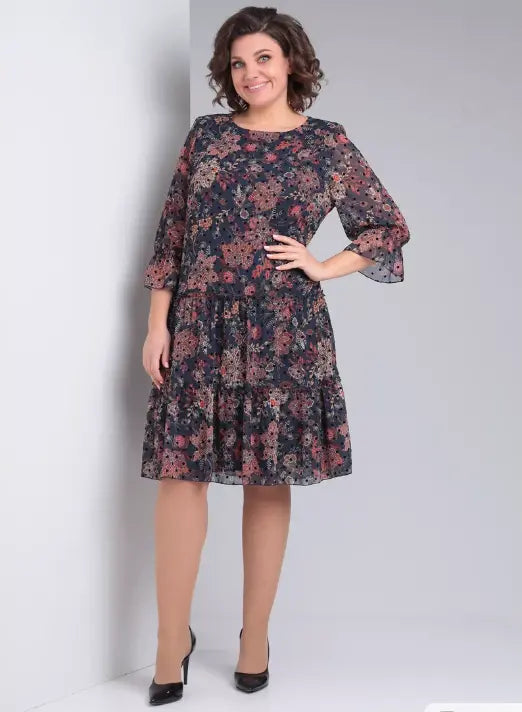 Elegant Floral Dress Timeless Style